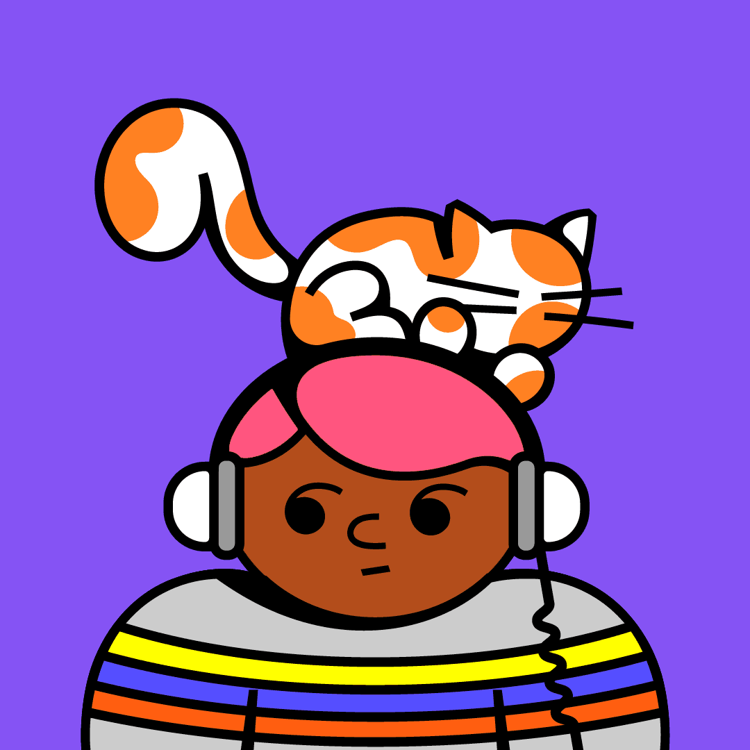 What Self-Love Actually Means: Person with headphones and cat
