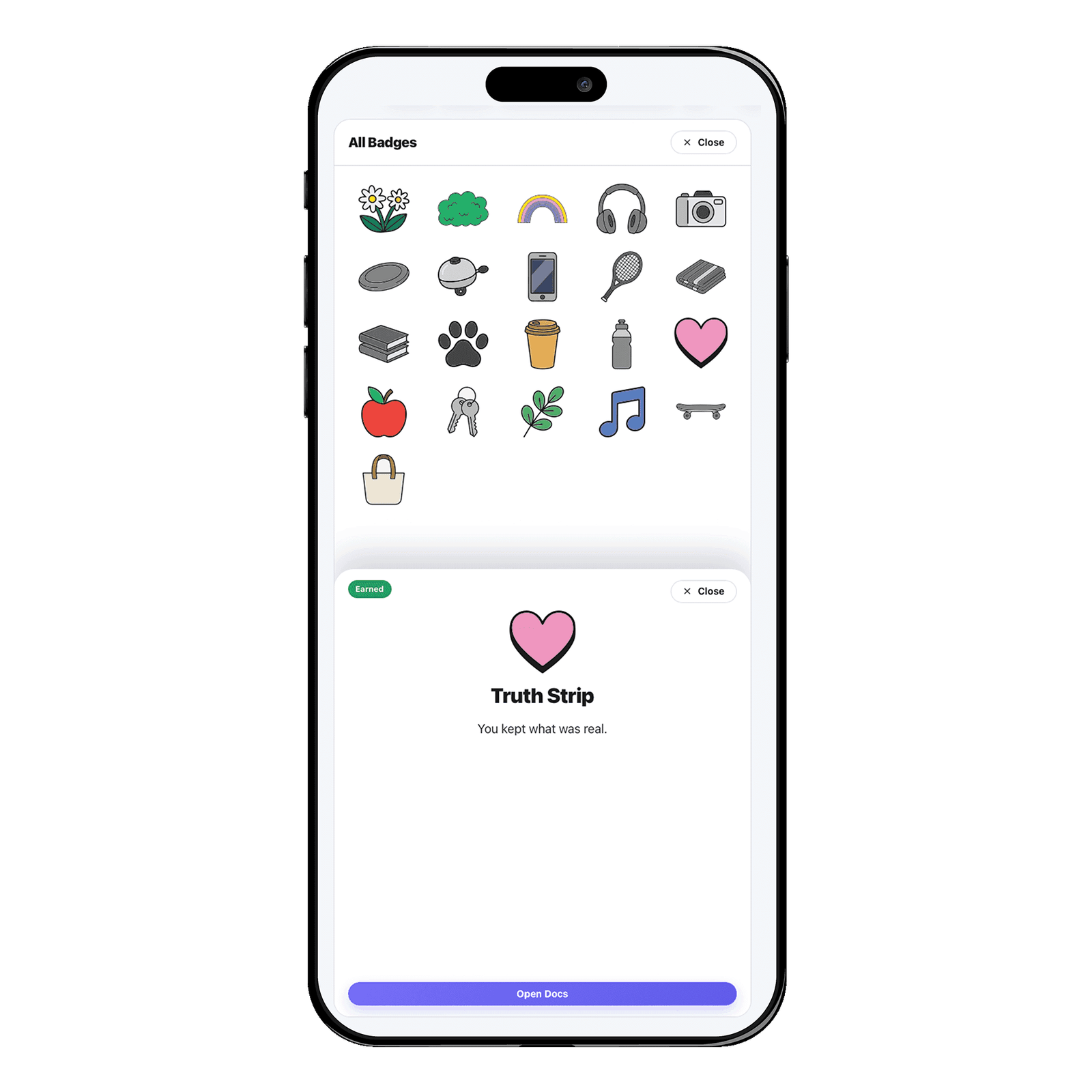 Collection of colorful digital badges